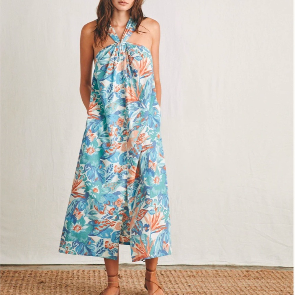 Faherty Women's Floral Midi Dress